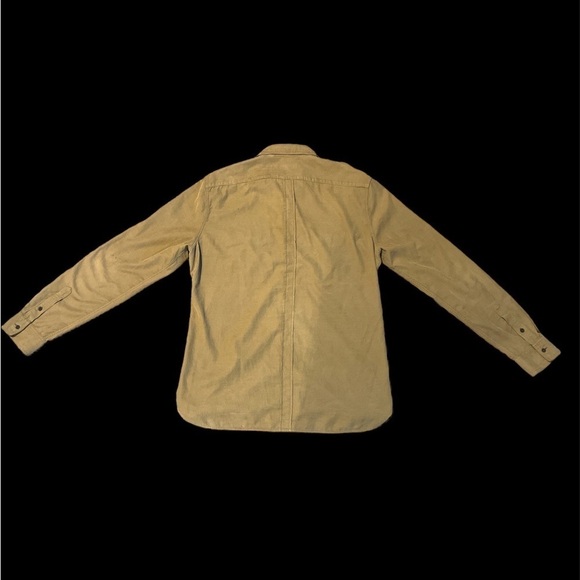 Burberry Tan Button up Sz L - Picture 2 of 3